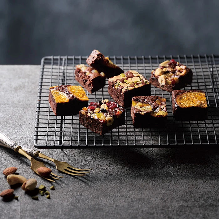 ホシファーム フリルブーケホワイトオレンジ8本&ホシフルーツ 贅沢ブラウニー6個