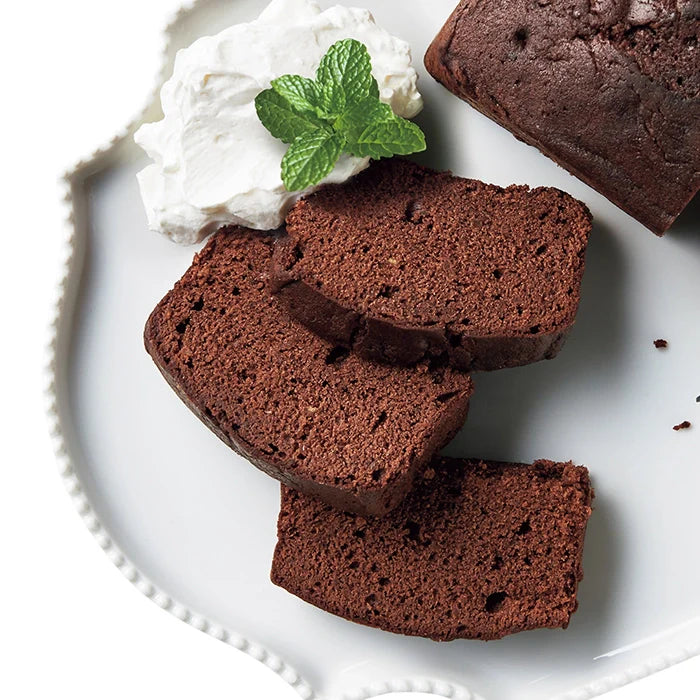 ホシファームフリルブーケ ニュアンスレッド8本&銀座千疋屋チョコパウンドケーキ