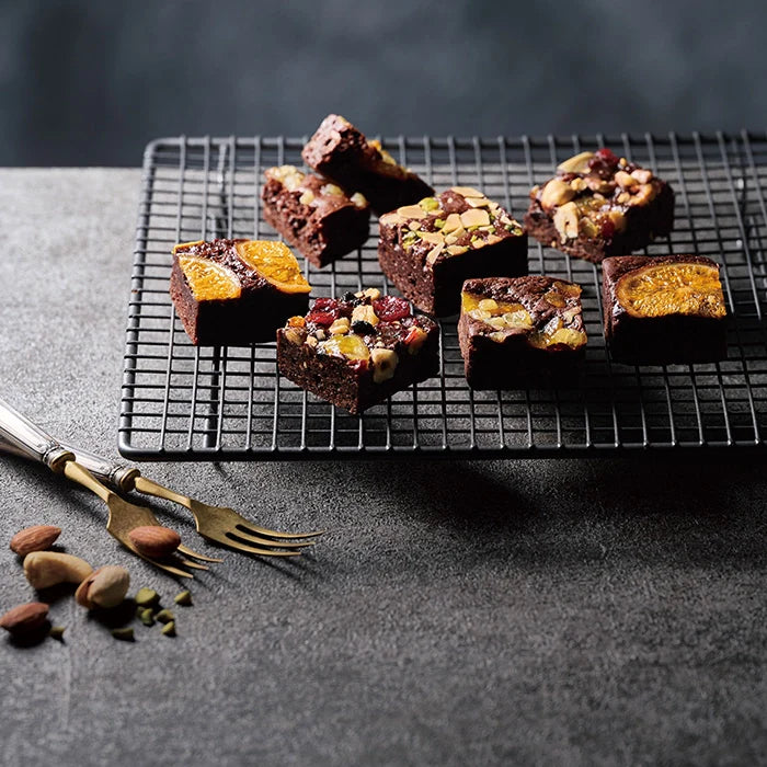 ホシファームフリルブーケ ホワイトピンク8本&ホシフルーツ 贅沢ブラウニー 9個