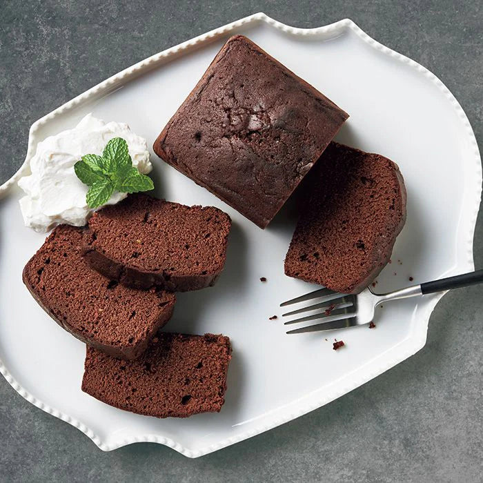 ホシファームフリル ホワイトイエローグリーン8本&銀座千疋屋チョコパウンドケーキ