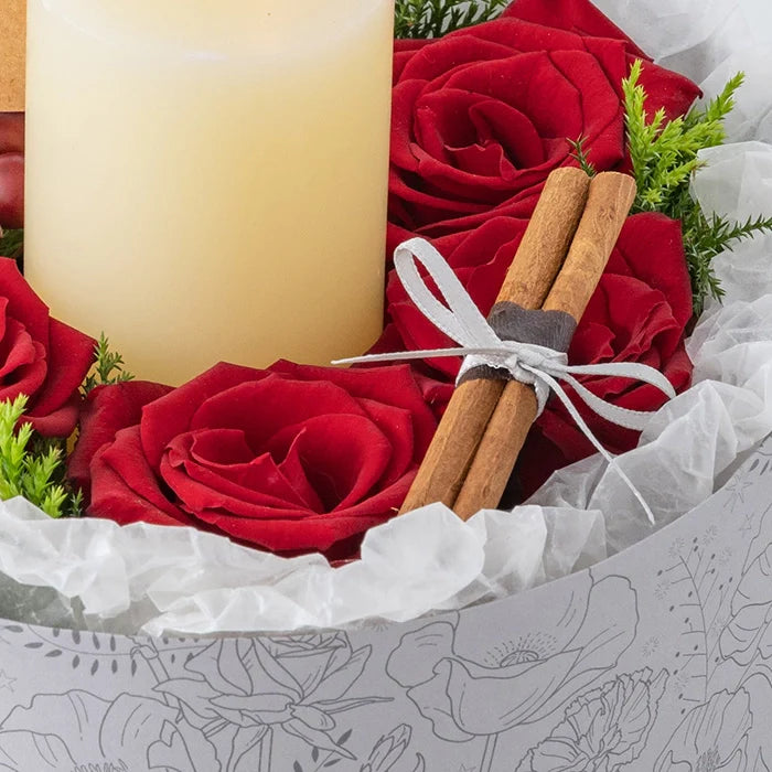 ホシファーム 『薔薇のケーキでお祝いギフト』ルージュ&オークラ ショコラケーキ