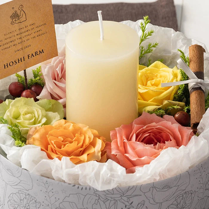 ホシファーム 『薔薇のケーキでお祝いギフト』カラフル&オークラ ショコラケーキ