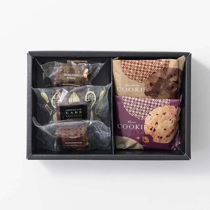 ホシファームフリルブーケルージュ8本&ホテルオークラスイーツアソート5個