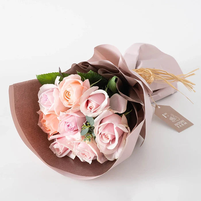 ホシファームフリルブーケスイート8本&ホテルオークラスイーツアソート5個