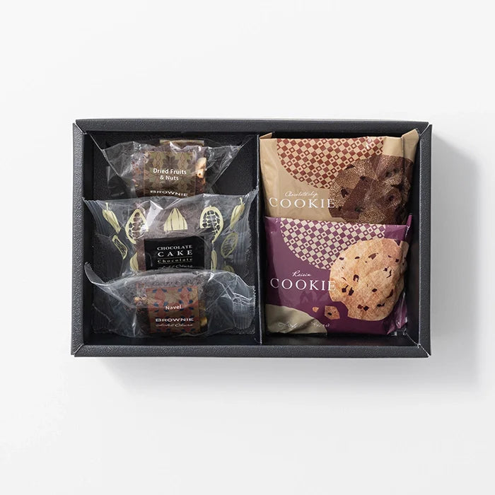 ホシファームフリルブーケカラフル8本&ホテルオークラスイーツアソート5個