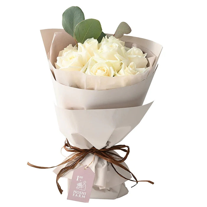 ホシファームフリルブーケピュア8本&ホテルオークラスイーツアソート5個