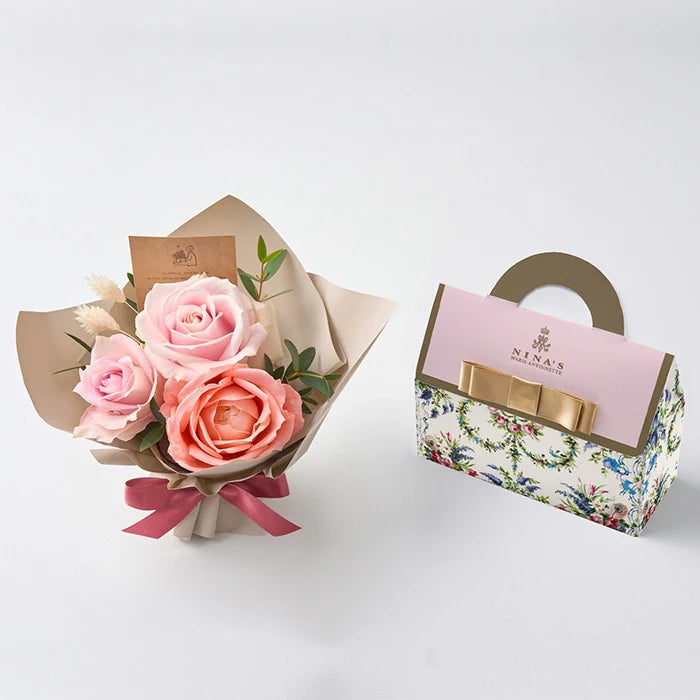 ミニアレンジメントスイート&ニナスオリジナルシークレットガーデンティータイム3個