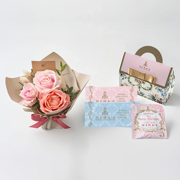 ミニアレンジメントスイート&ニナスオリジナルシークレットガーデンティータイム3個