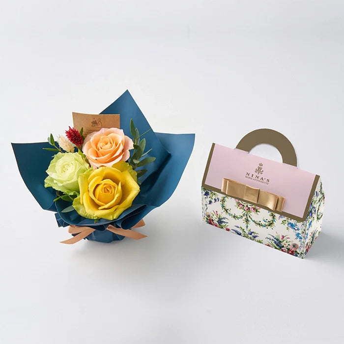 ミニアレンジメントパッション&ニナスオリジナルシークレットガーデンティータイム3