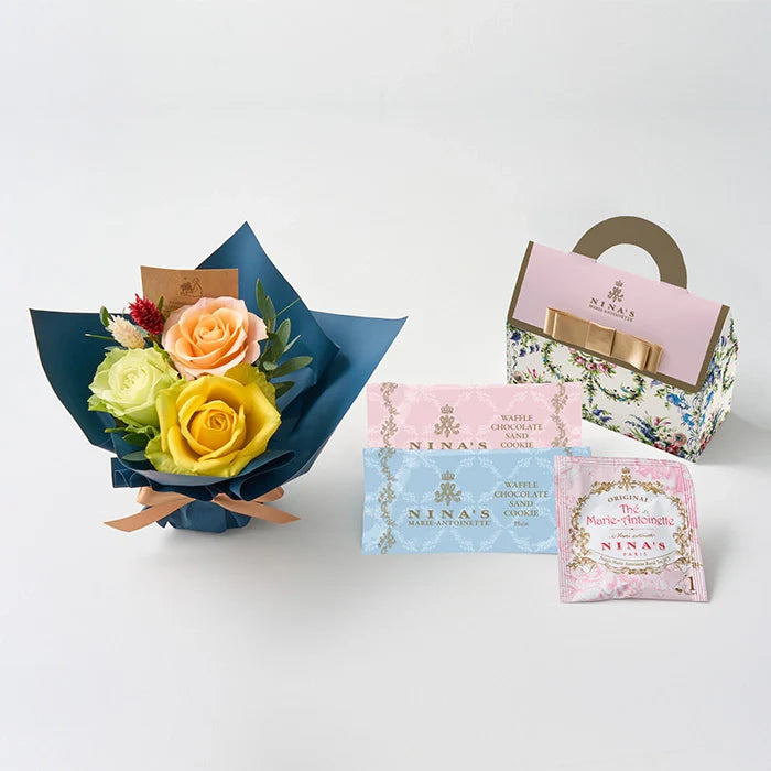 ミニアレンジメントパッション&ニナスオリジナルシークレットガーデンティータイム3