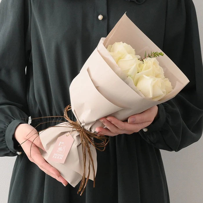 ホシファームフリルブーケピュア8本&フィナンシェ・ティー7個