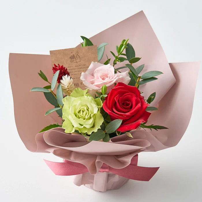 ミニアレンジメントカラフル&ニナスオリジナルシークレットガーデンティータイム3個