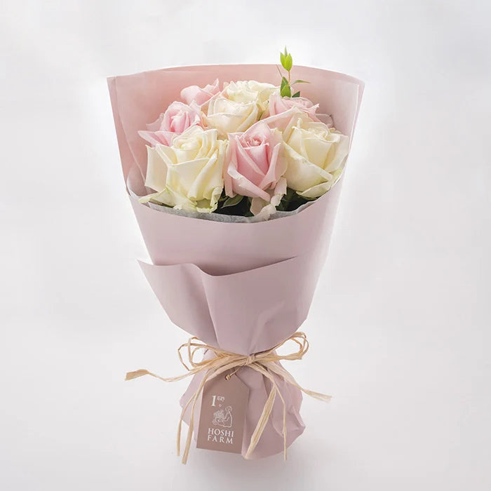 フリル8本ホワイトピンク&リーガロイヤルアーモンドショコラ4個