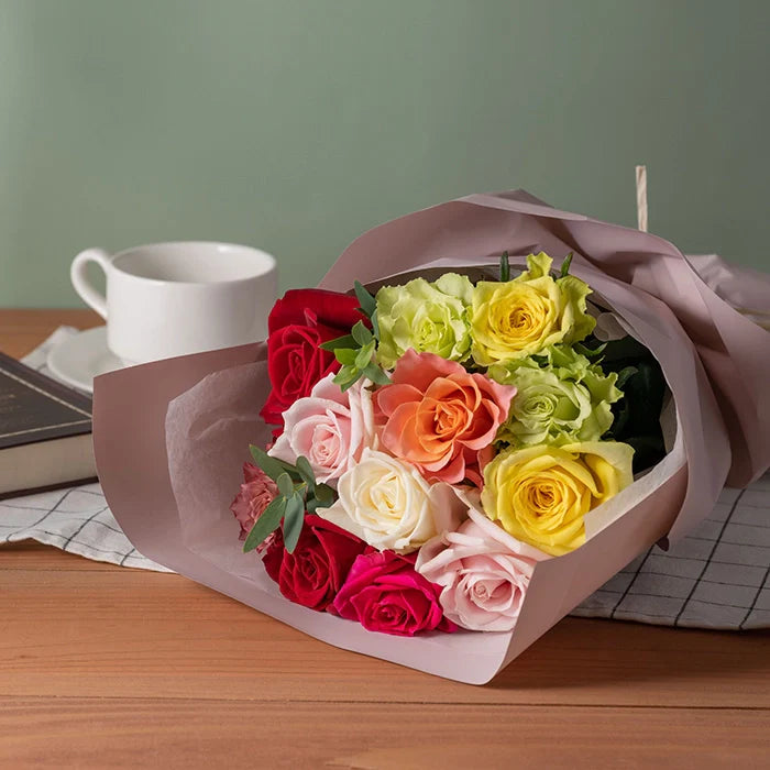 フリル12本カラフル&4種の焼き菓子とRCDC ドリップコーヒーセット7個