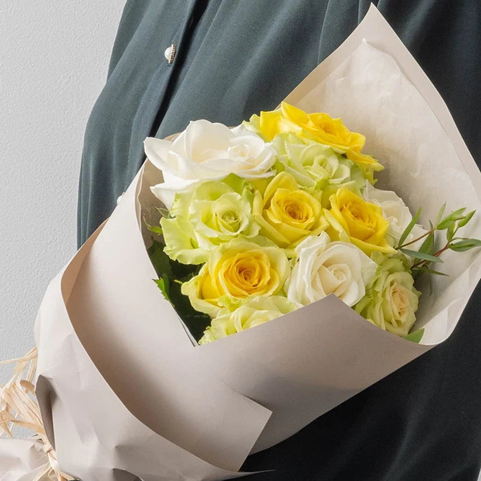 フリル12本白黄緑&4種の焼き菓子とRCDC ドリップコーヒーセット7個