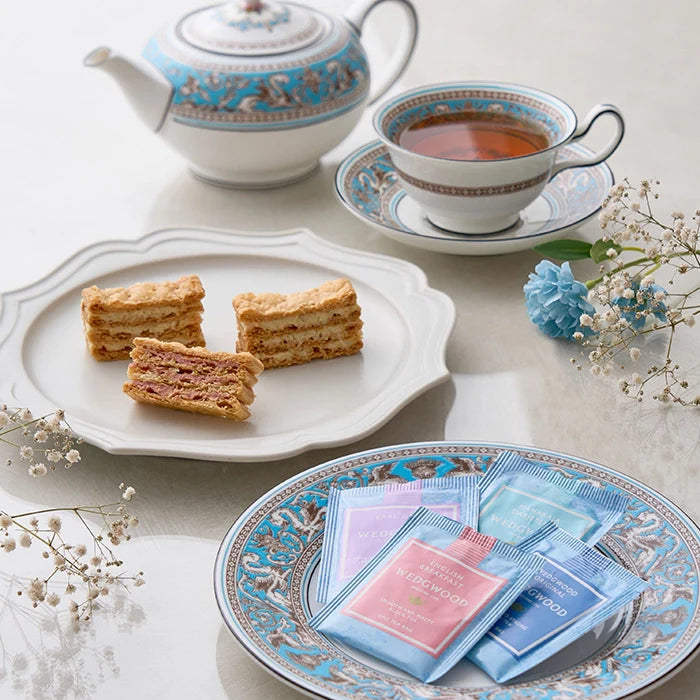 フリル12本スイート&ミルフイユとウェッジウッドティーバッグセット11個