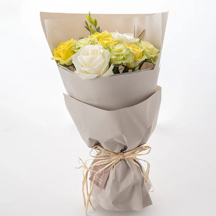 フリル12本ホワイトイエローグリーン&ミルフイユとウェッジウッドティーバッグセッ