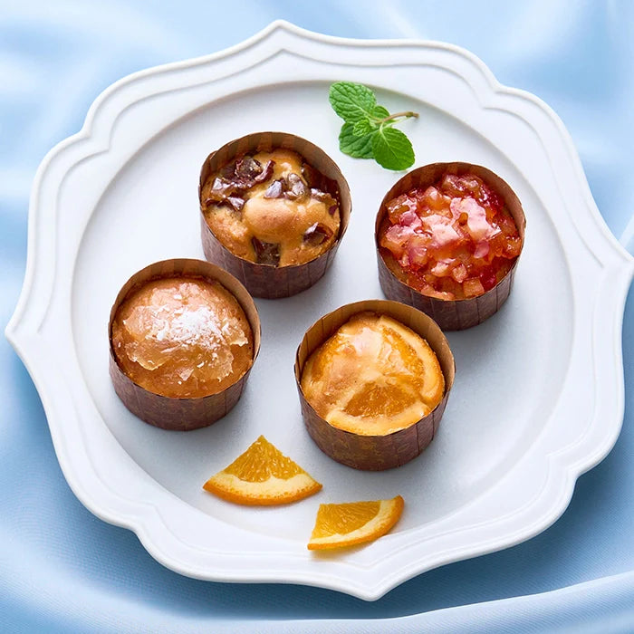 ホシファーム フリルブーケルージュ8本&ホシフルーツ煌めき果実のカップケーキ3個