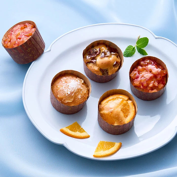 ホシファーム フリルブーケルージュ8本&ホシフルーツ煌めき果実のカップケーキ3個