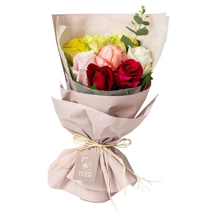 ホシファーム フリルブーケカラフル8本&ホシフルーツ煌めき果実のカップケーキ3個