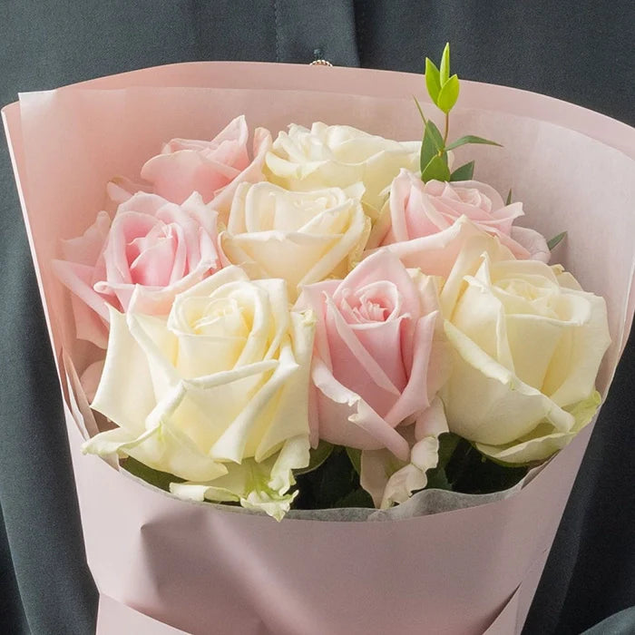 フリルホワイトピンク8本&7種のフルーツのパウンドケーキ 4個