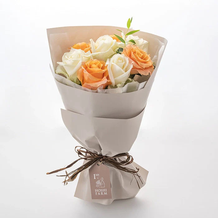 フリルホワイトオレンジ8本&7種のフルーツのパウンドケーキ 4個