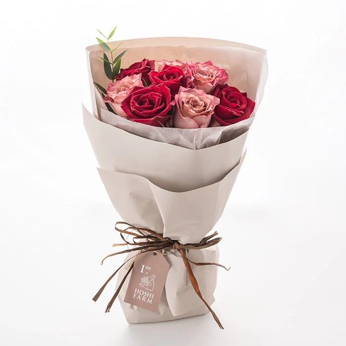 ホシファーム ニュアンスレッド8本&ホシフルーツ 煌めき果実のカップケーキ3個