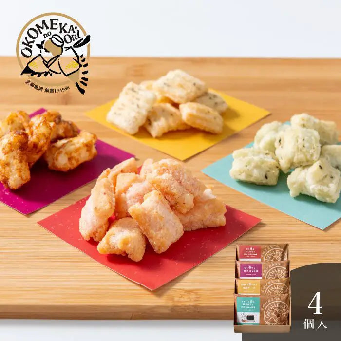 OKOMEnoKAORI 手揚げ京あられ 4袋