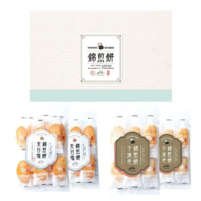 ＮＩＳＨＩＫＩ ＳＥＮＢＥＩ 自然な素材でつくった錦煎餅 ３４枚