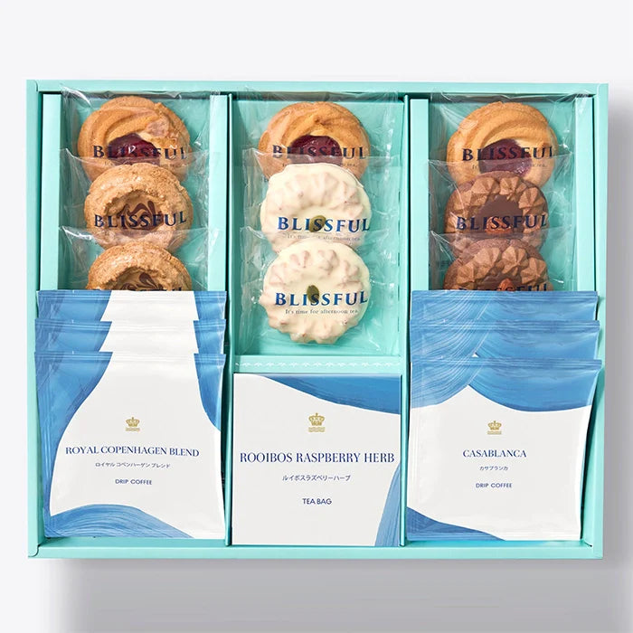 4種の焼き菓子&ロイヤル コペンハーゲン ドリップコーヒー&ティー 4種の焼き菓子&ロイヤル コペンハーゲン ドリップコーヒー&ティー