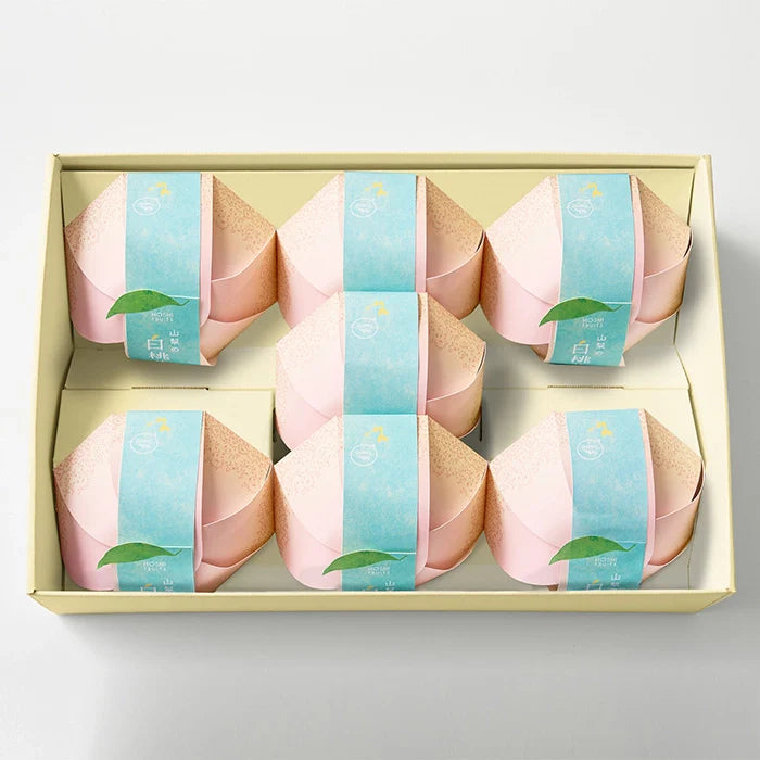 ホシフルーツ 山梨の白桃ぜりぃ 7個｜お菓子・スイーツギフト専門店