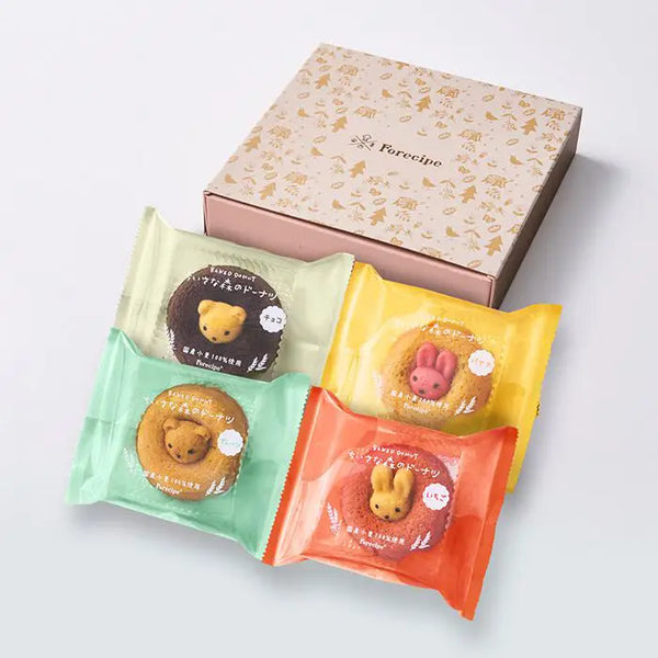フォレシピ ちいさな森のドーナツ4個｜お菓子・スイーツギフト専門店