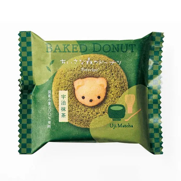 ちいさな森のドーナツ くま宇治抹茶｜お菓子・スイーツギフト専門店