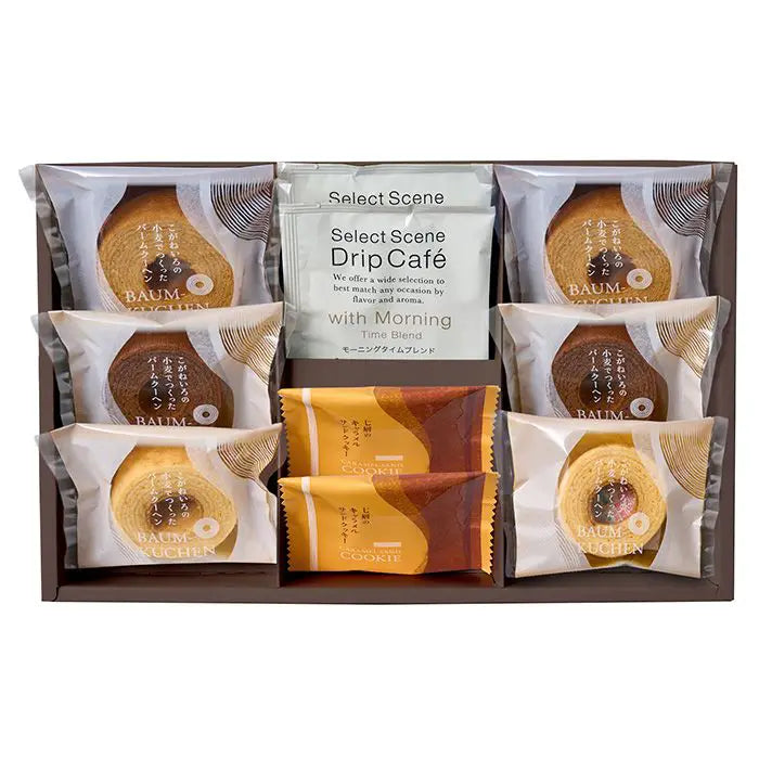 【お歳暮限定】ひかりがさね　ふんわりバームと珈琲の詰合せ　１０個