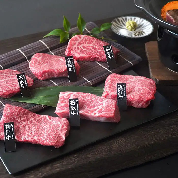 【お歳暮限定】６大ブランド和牛食べくらべミニステーキ