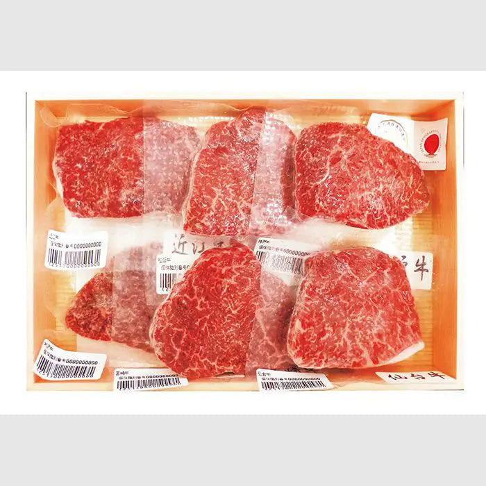 【お歳暮限定】６大ブランド和牛食べくらべミニステーキ