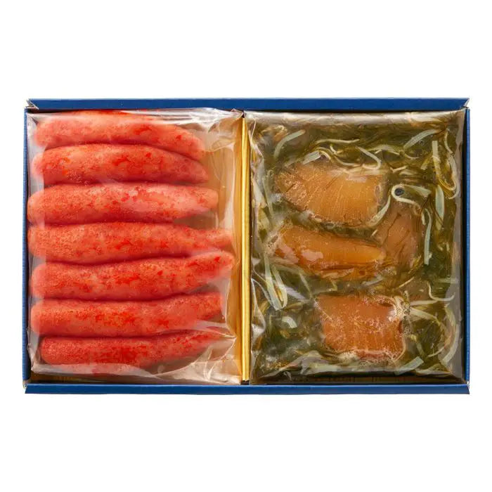 【お歳暮限定】博多紀久屋　無着色辛子明太子・数の子松前セット