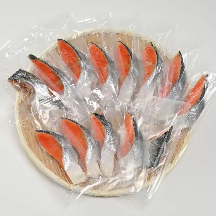 【お歳暮限定】低温熟成　塩紅鮭　半身姿切身（個別包装）