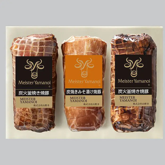 【お歳暮限定】マイスター山野井　炭焼き焼豚二種セット