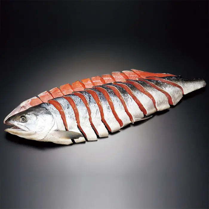 【お歳暮限定】北海道　銀毛新巻鮭　姿切り身