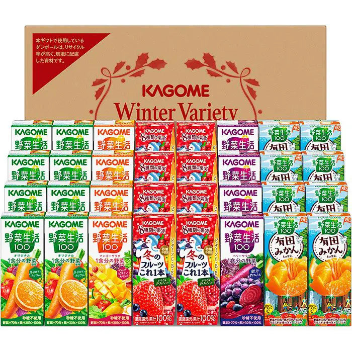 【お歳暮限定】カゴメ　すこやかウィンターバラエティギフト（紙容器）