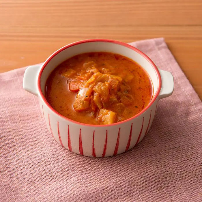 フォレシピ　もぐもぐお野菜　国産トマトのチャウダー