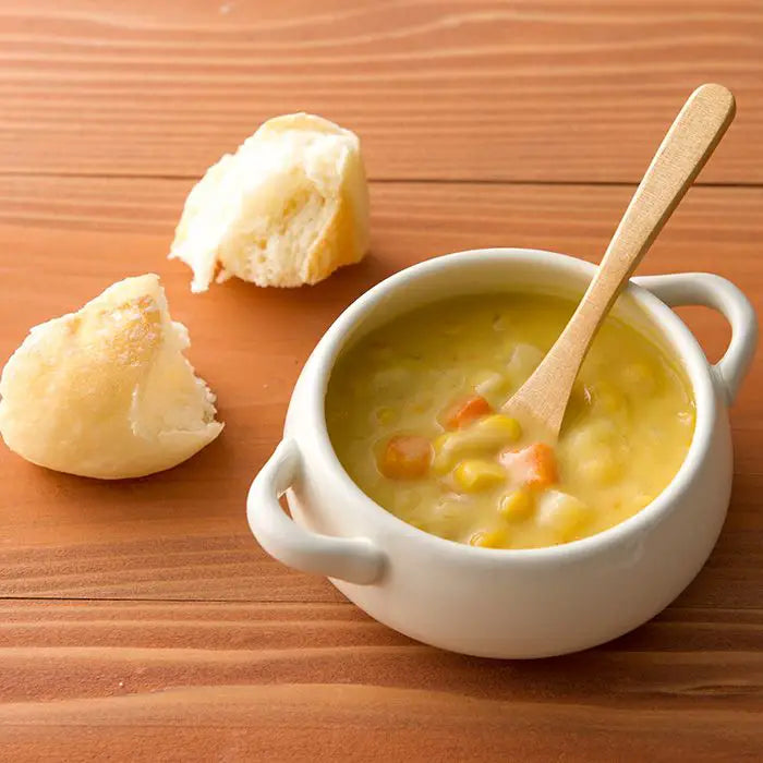 フォレシピ　もぐもぐお野菜　国産コーンのチャウダー