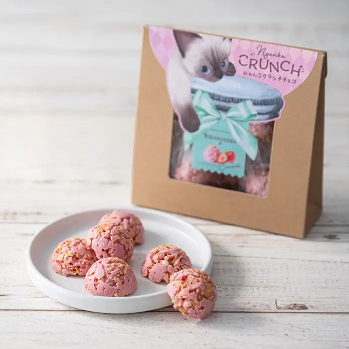ベビーミャオ　にゃんこクランチチョコ　苺