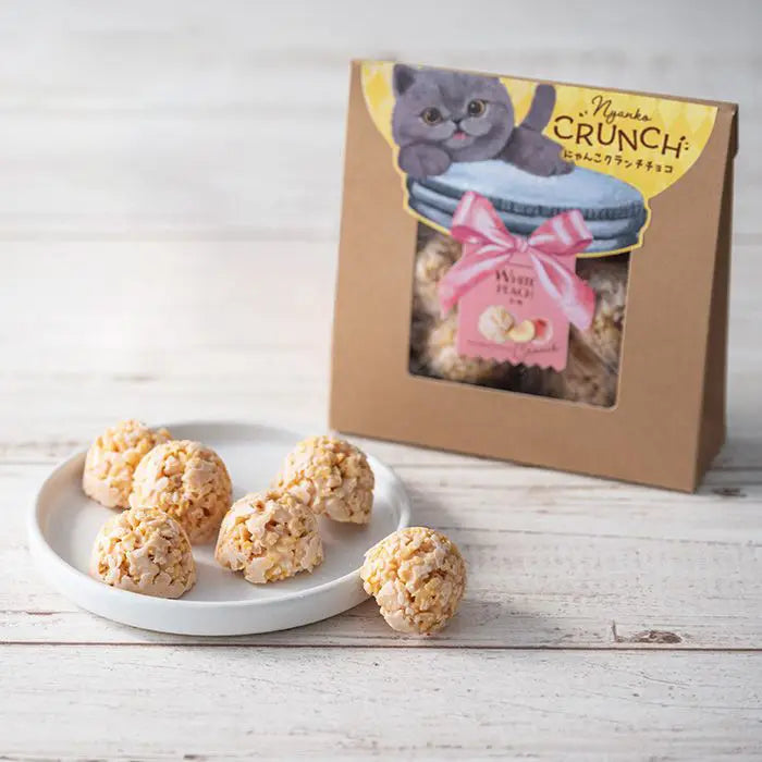 ベビーミャオ　にゃんこクランチチョコ　白桃