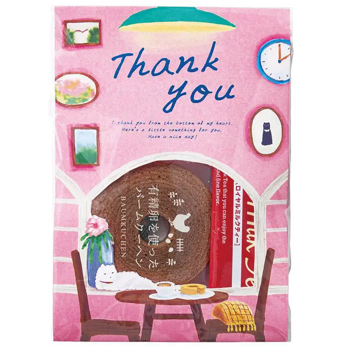 メッセージ＆カフェタイムプチギフト【ＴＨＡＮＫ　ＹＯＵ】