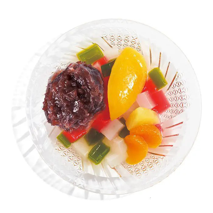【お中元限定・送料無料】ホシフルーツ　フルーツパーラーのあんみつ５個入