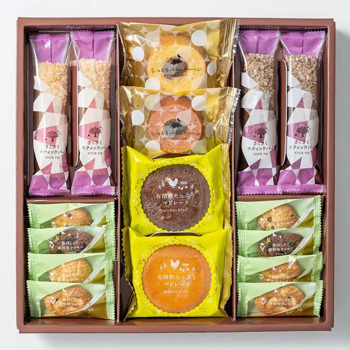 【お中元限定・送料無料】森の庭　焼き菓子アソート　芽吹き　１６個入