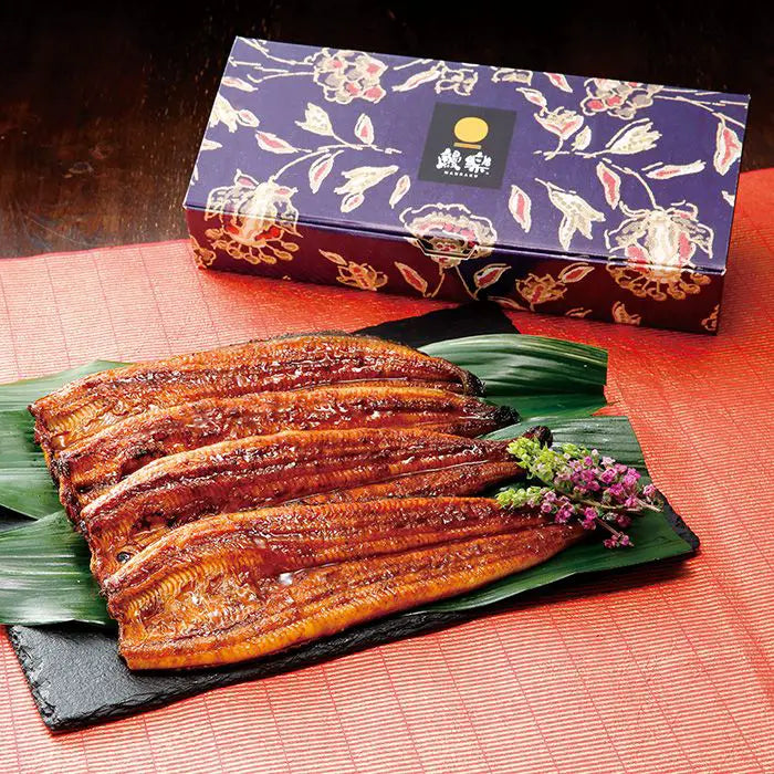 【お中元限定・送料無料】鰻楽　九州産うなぎ蒲焼４尾セット