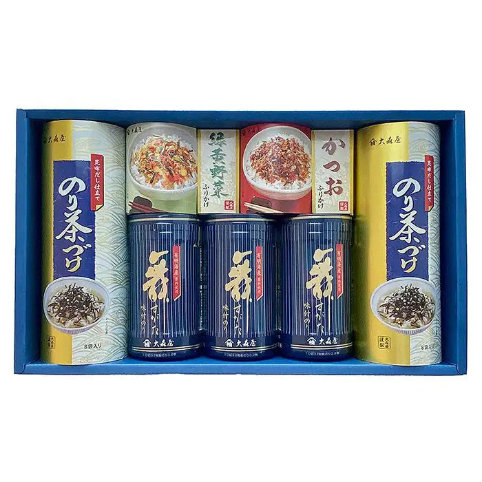 【お中元限定・送料無料】大森屋　味付卓上のり・お茶づけ・ふりかけ詰合せ